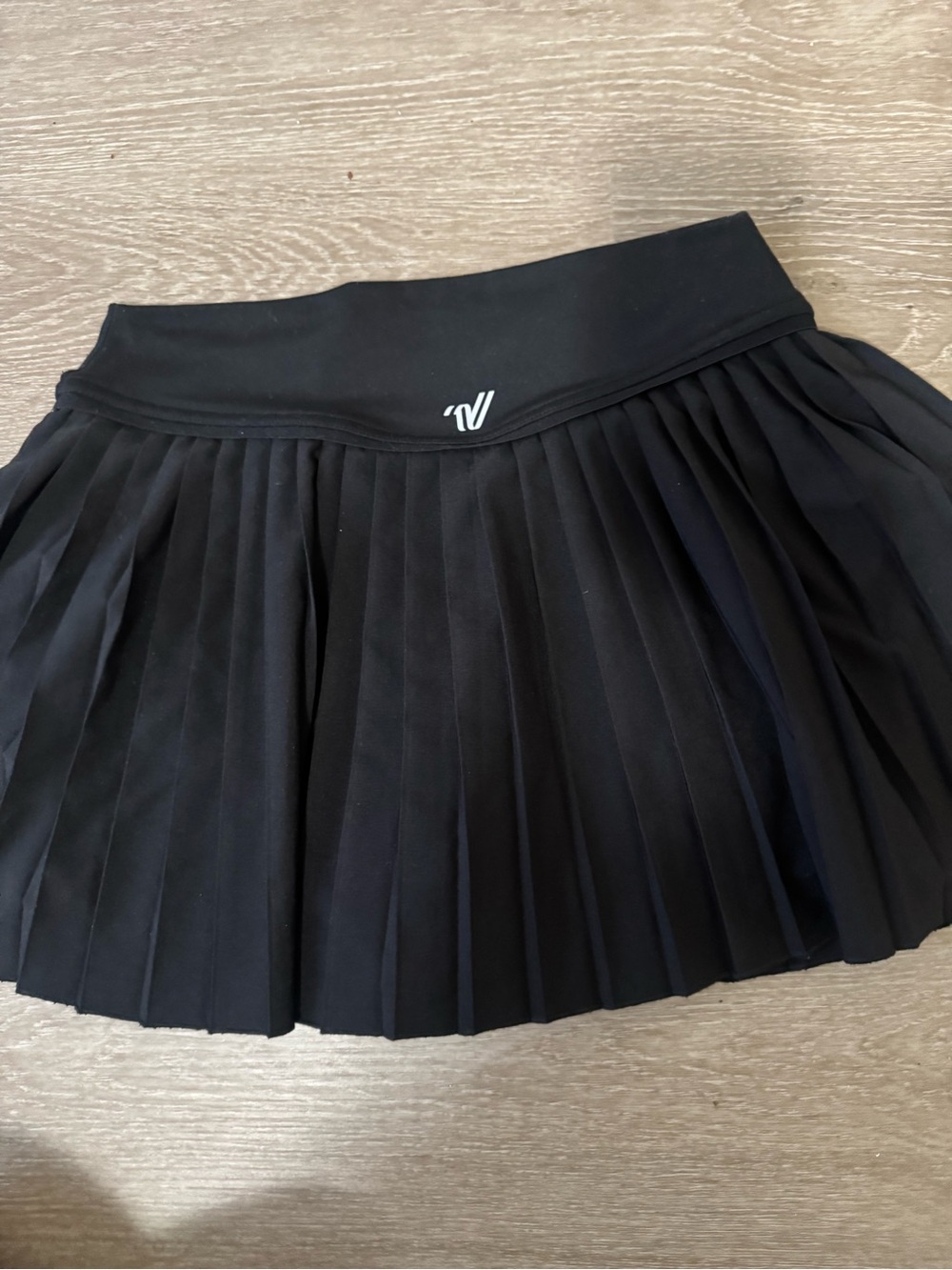 Varsity Black Pleated Athletic Tennis Skort with Built-In Shorts Women’s M - Picture 8 of 10